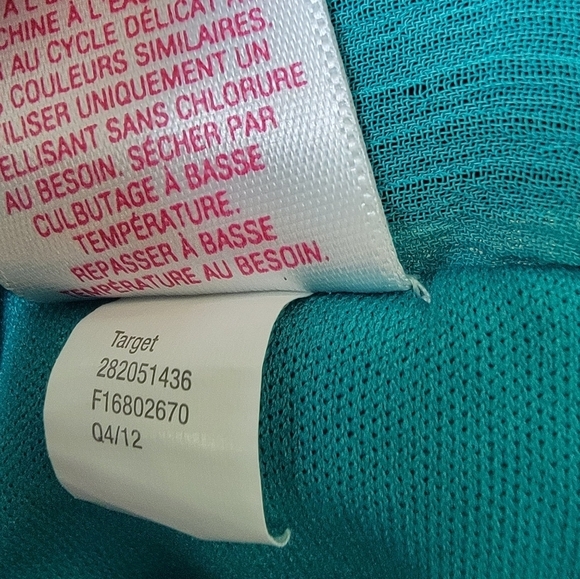 Teal High Low Pleated Skirt by Target Xhilaration Women's Size Medium! - Picture 11 of 11